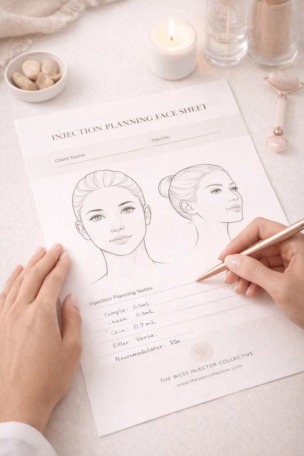 Charting Injector Face Injector Face Sheet | Treatment Planning PDF (digital Download) - Etsy