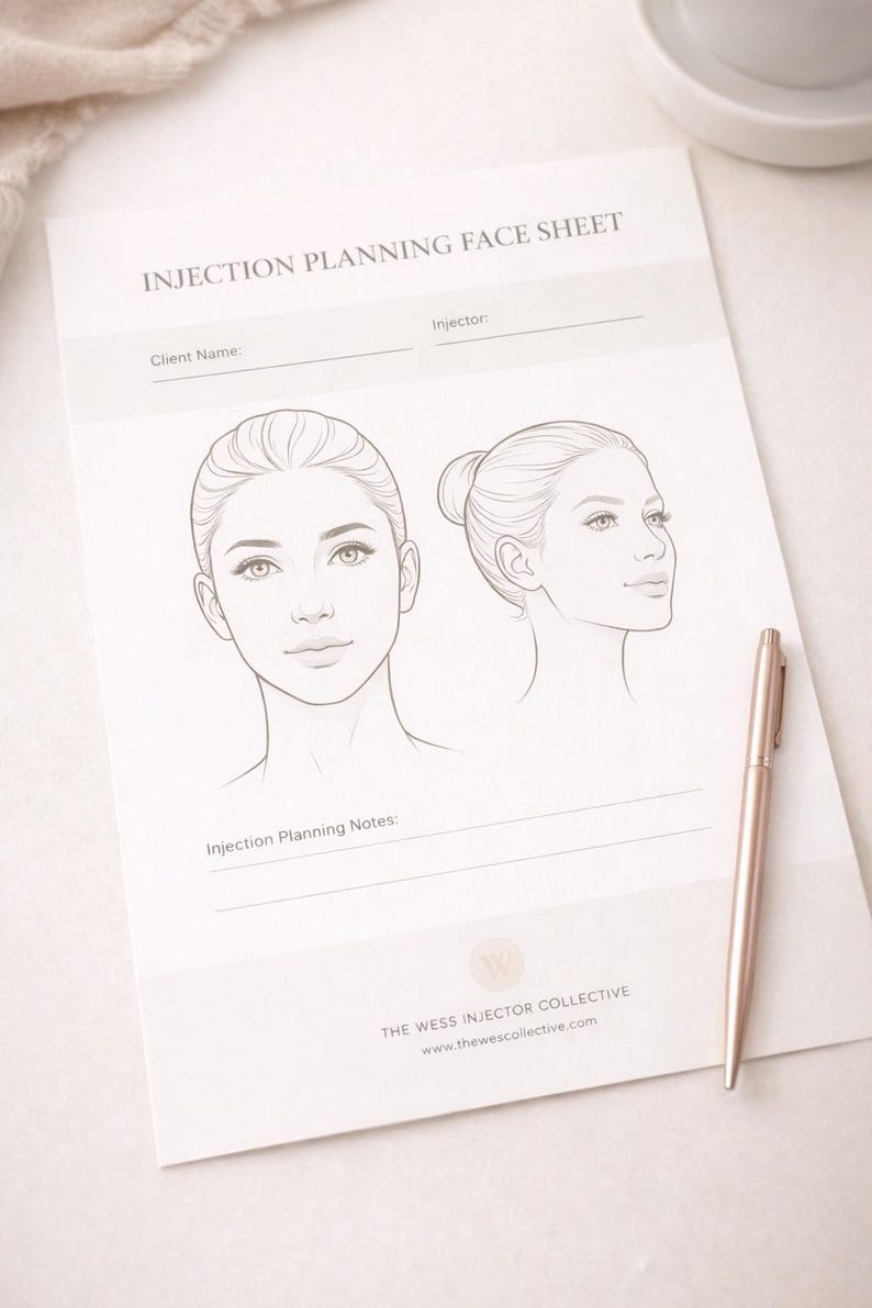 Injector Face Sheet | Treatment Planning PDF (digital Download) - Etsy