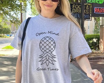 Custom Swinger Party Shirt, Upside Down Pineapple Lifestyle Event Tee