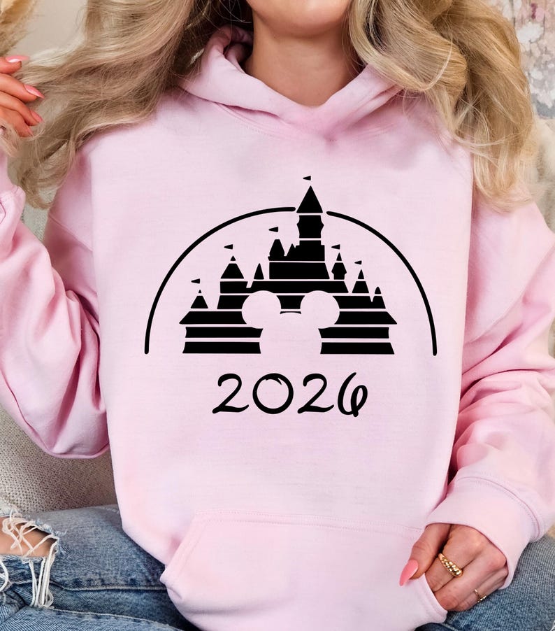 Sudadera con capucha Disney 2026, Sudadera con capucha para vacaciones familiares en Disney World, Sudadera con capucha para viaje a Disney, Sudadera con capucha a juego para la familia en Disneyland, Conjunto para Disneyland imagen 3