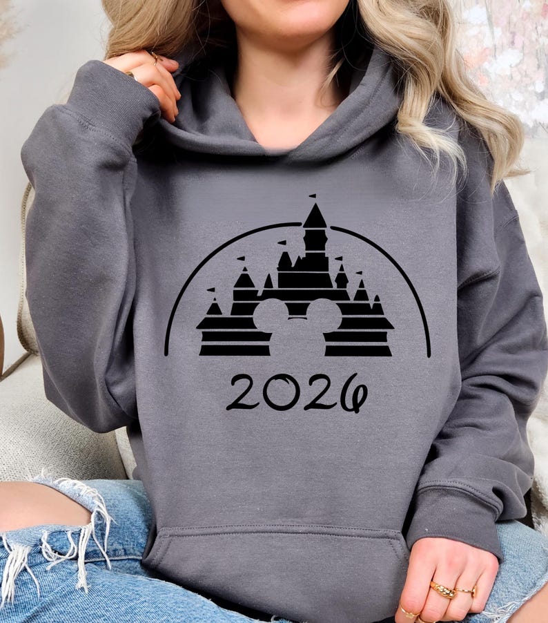 Sudadera con capucha Disney 2026, Sudadera con capucha para vacaciones familiares en Disney World, Sudadera con capucha para viaje a Disney, Sudadera con capucha a juego para la familia en Disneyland, Conjunto para Disneyland imagen 7