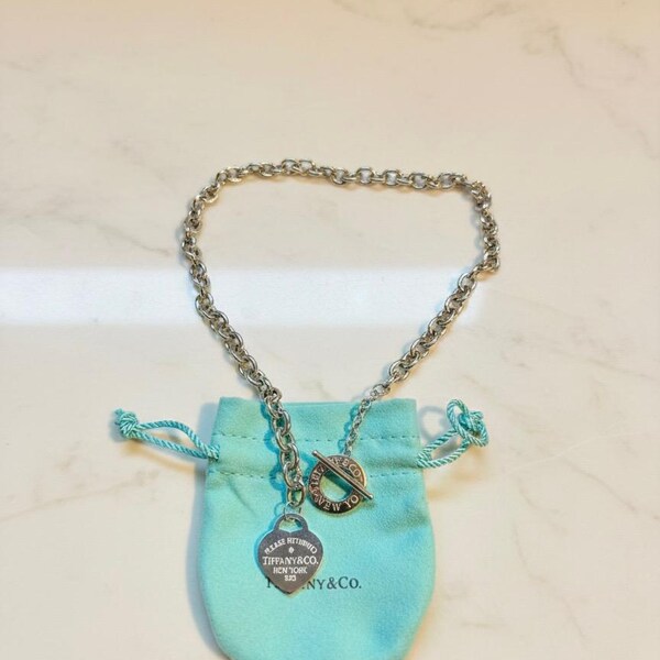 Collar vintage de cadena Tiff Toggle - Joyería usada