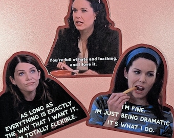 Lorelai Gilmore Inspired Stickers