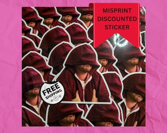 Inspired Nick Miller Imperfect Discounted Vinyl Stickers | Misprint Stickers Grab Bag | Flawed Sticker |