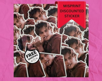 Inspired Conrad Fisher Imperfect Discounted Vinyl Stickers | Misprint Stickers Grab Bag | Flawed Sticker |