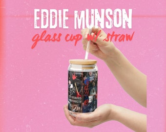 Eddie Munson Sipper Glass, 16oz