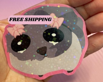 Sad Hamster Sticker | TikTok | Sticker | Laptop Decal | Free Shipping | Meme