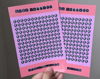 Pick a Letter Sticker Sheet