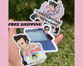 Ace Ventura sticker | Free Shipping |