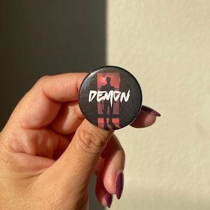 Dean Winchester Demon 1.25” Pinback Button