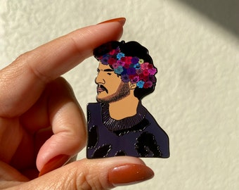 Pedro Pascal Hard Enamel Pin | Pedro Pascal | Pedro Pascal Pin