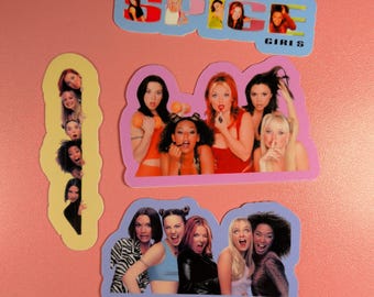 Spice Girls Inspired Stickers