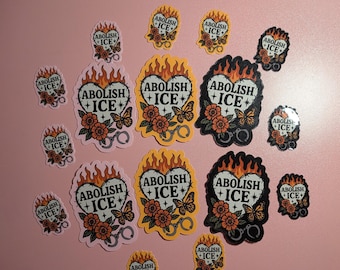 Abolish Ice Stickers