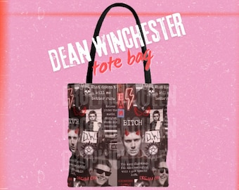 Dean Winchester Tote Bag | Dean Winchester | Supernatural Tote Bag | Supernatural | Tote Bag