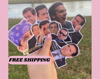 Michael Scott  | Free Tracking | Michael Scott sticker | Sticker | Matte Sticker | Vinyl Sticker | Weatherproof Sticker | The Office