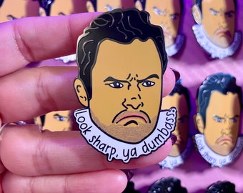 Nick Miller 2" Hard Enamel Pin