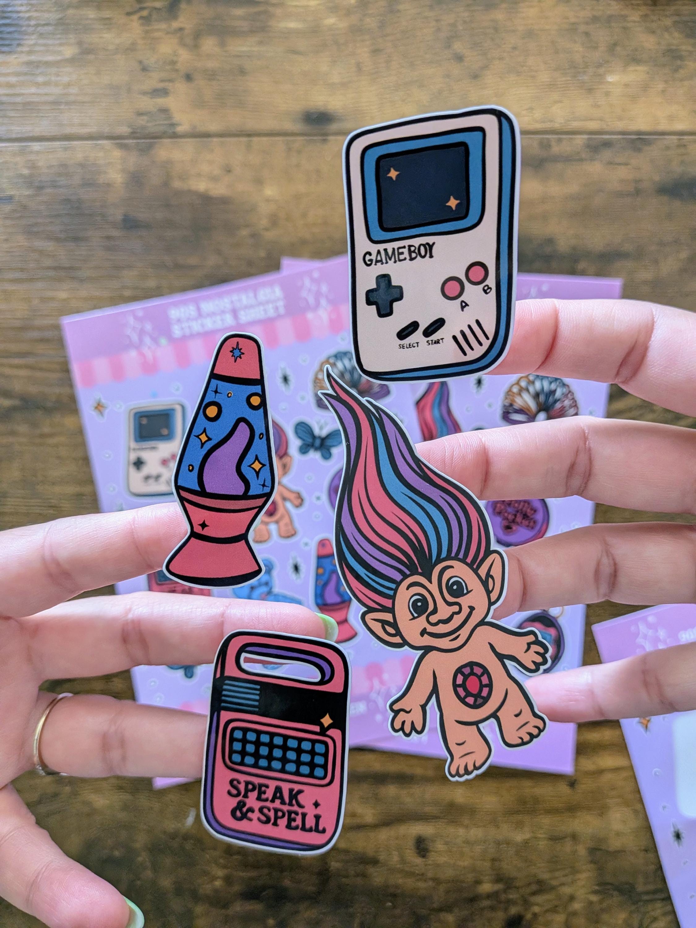 90s Inspired Nostalgia Sticker Sheet - Etsy