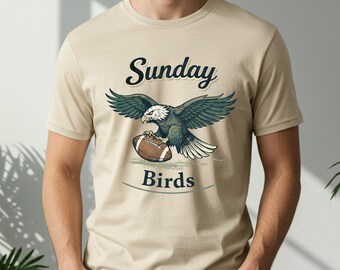 Camiseta "Los domingos son para los pájaros", camiseta de fan de Seattle, camiseta divertida de juego, camiseta de fútbol, camiseta deportiva unisex, camiseta Gildan 5000