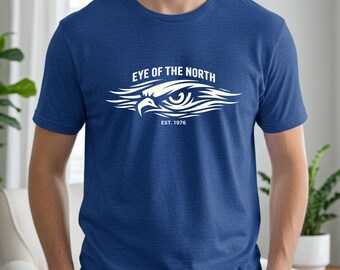 Camiseta Eye of the North, camiseta vintage de fútbol de Seattle, camiseta unisex retro para aficionados, camiseta Gildan 5000