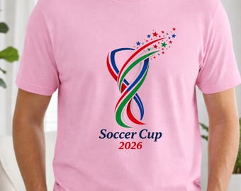 Camiseta de la Copa Mundial de Fútbol 2026 de EE. UU., Canadá y México I Camiseta para aficionados al fútbol I Camiseta del Torneo Mundial 2026 I Regalo para amantes del fútbol I Camiseta de fútbol de EE. UU.
