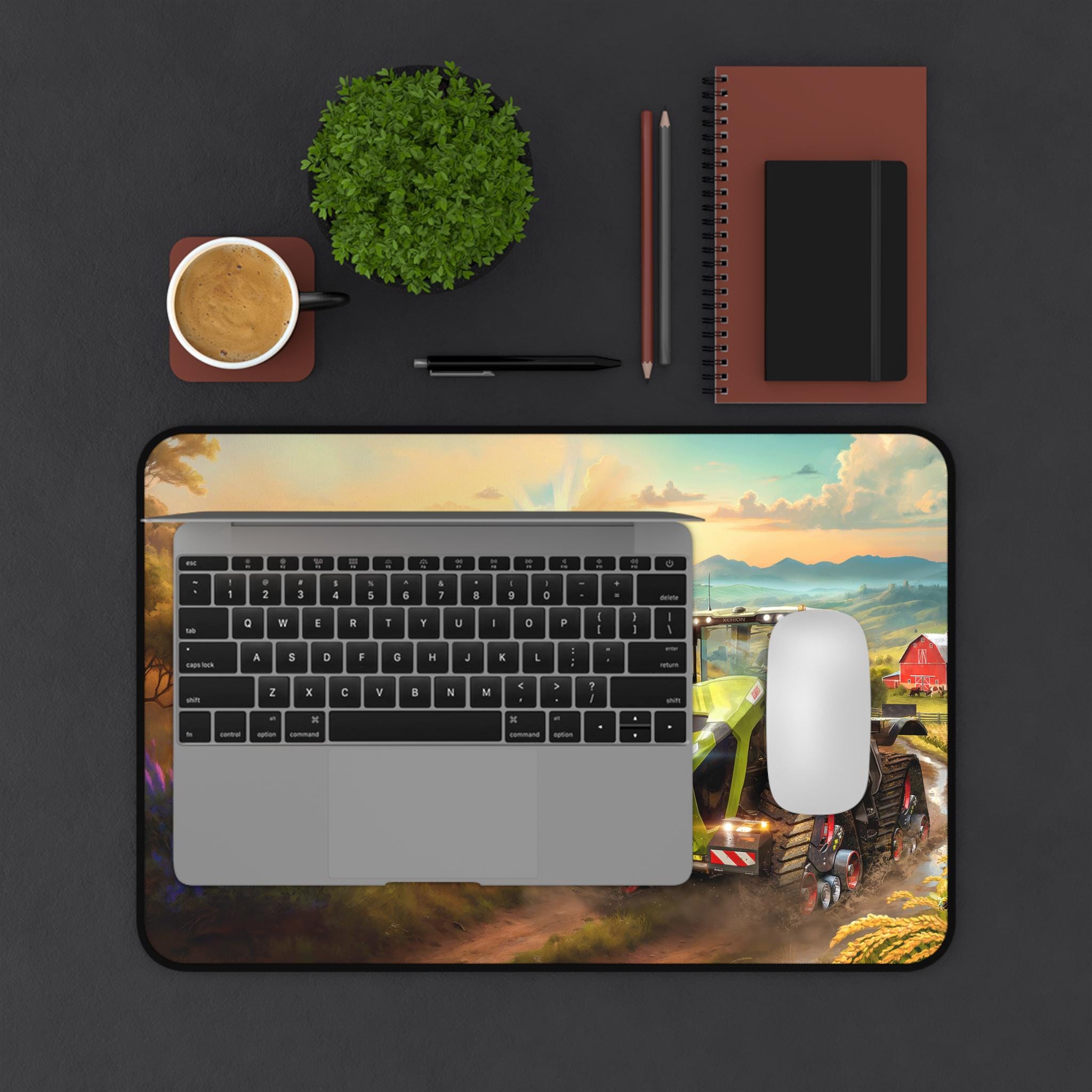 Farming Simulator FS25 Tractor Desk Mat Large Landscape Gaming Mouse ...
