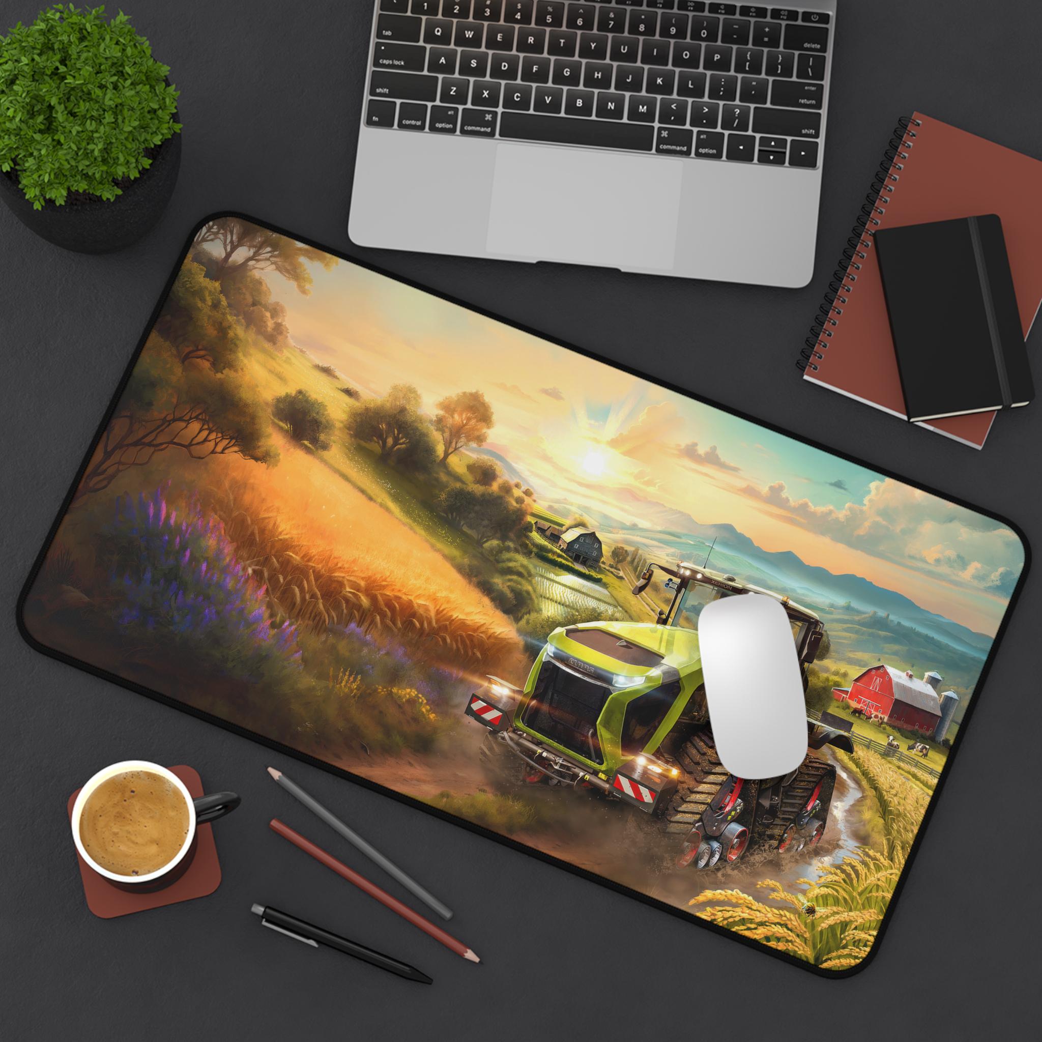Farming Simulator FS25 Tractor Desk Mat, Landscape Gaming Mouse Pad ...