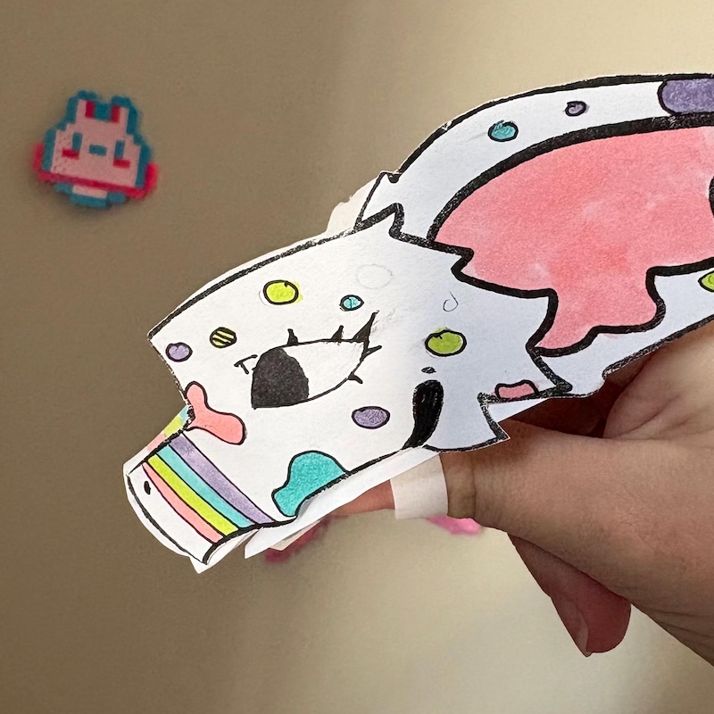 Printable Dragon Puppets - Etsy
