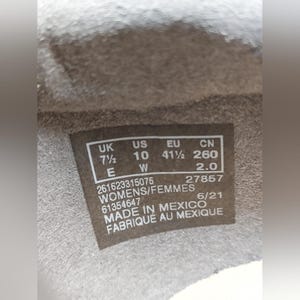 Clarks Roseville Mary Jane gris oscuro para mujer, talla 10 imagen 9