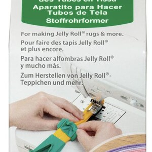 Clover Fabric Tube Maker – Jelly Roll Rug Tool – Quilt Binding & Bag Straps