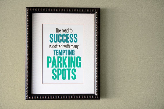 items similar to 8x10 road to success motivational quote print custom