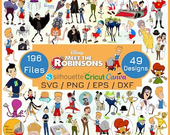 Disney Meet the Robinsons SVG PNG Cliparts Bundle,Meet Robinsons png, Meet Robinsons layered, svg bundle, layered bundle,Svg,Png