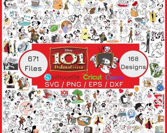 101 Dalmatians PNG Clipart Bundle, 101 Dalmations Png, 101 Dalnations Clipart, Dalmations Dogs Png, Cruella PNG, Digital download