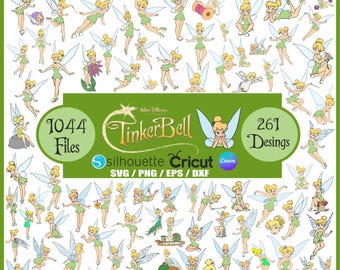 Tinkerbell SVG Bundle, Tinkerbell Svg & Png Files for Cricut, Believe Tinkerbell Png, Fairy Svg for Shirt, Princess Clipart Instant Download