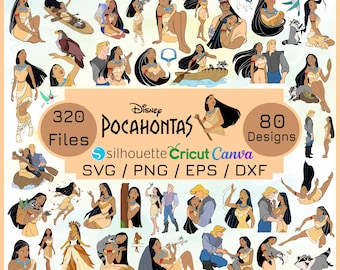 Pocahontas PNG, Pocahontas Clipart, Pocahontas SVG, Princess png svg, Pocahontas sublimation, Instant Download, Pocahontas Birthday