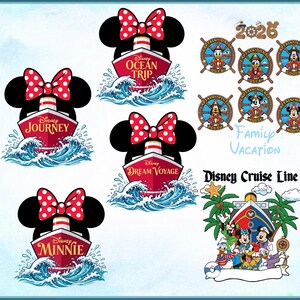 Disney Cruise Png SVG Cut File Bundle, Anchor Mickey Mouse, Disney Cruise Line, Cruise Shirt (Digital Download) image 5
