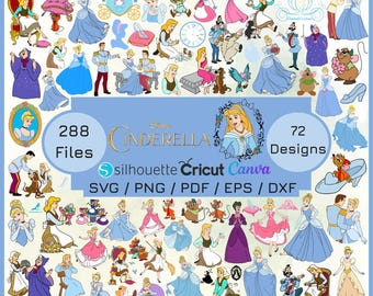 Cinderella png, Cinderella svg clipart, Cinderella castle png, cinderella car svg, cinderella letter png, Cinderella iron on, gus png