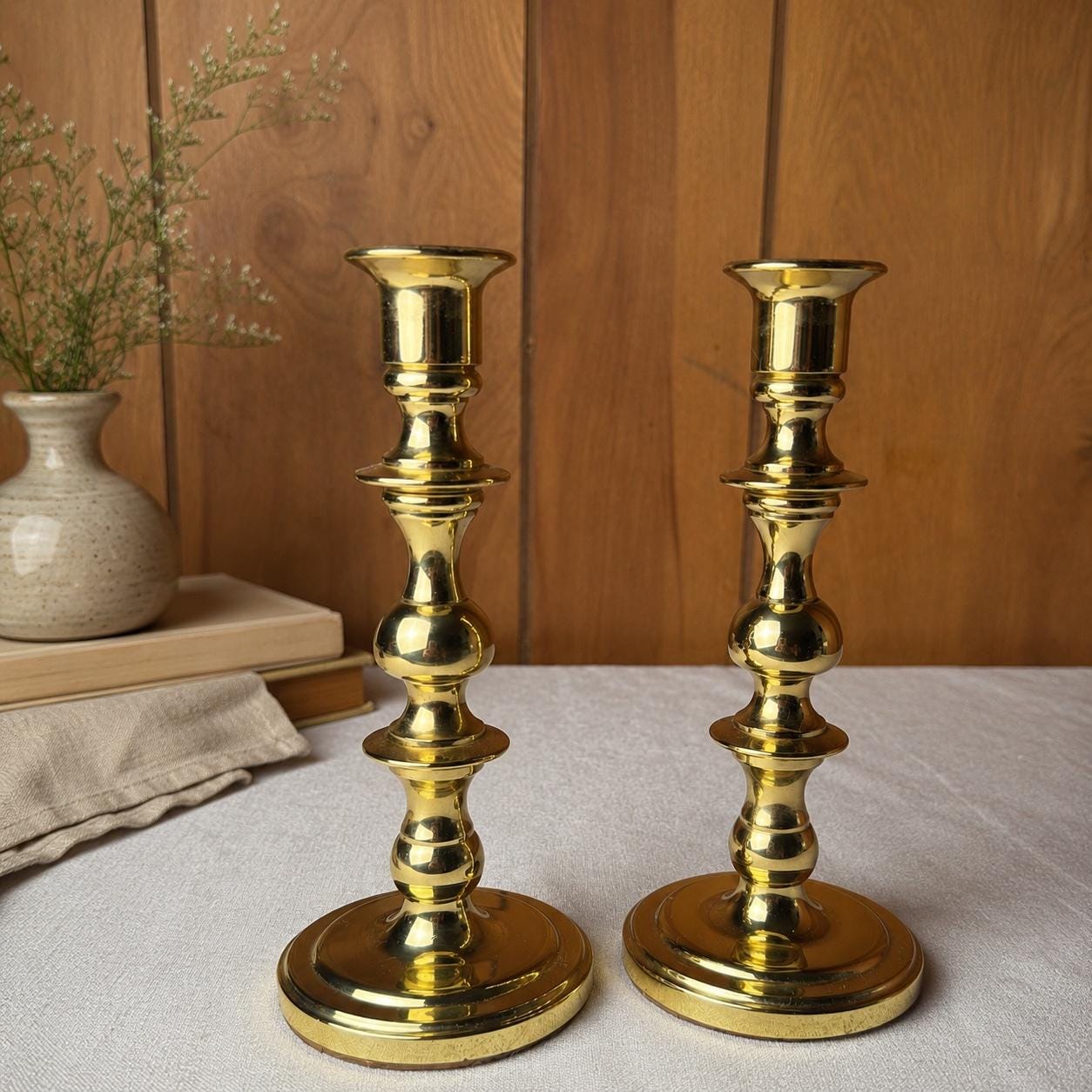 Baldwin Brass Candlestick 7 Inch - Etsy