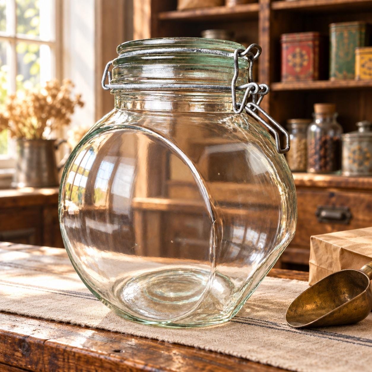 Vintage Glass Display General Store - Etsy
