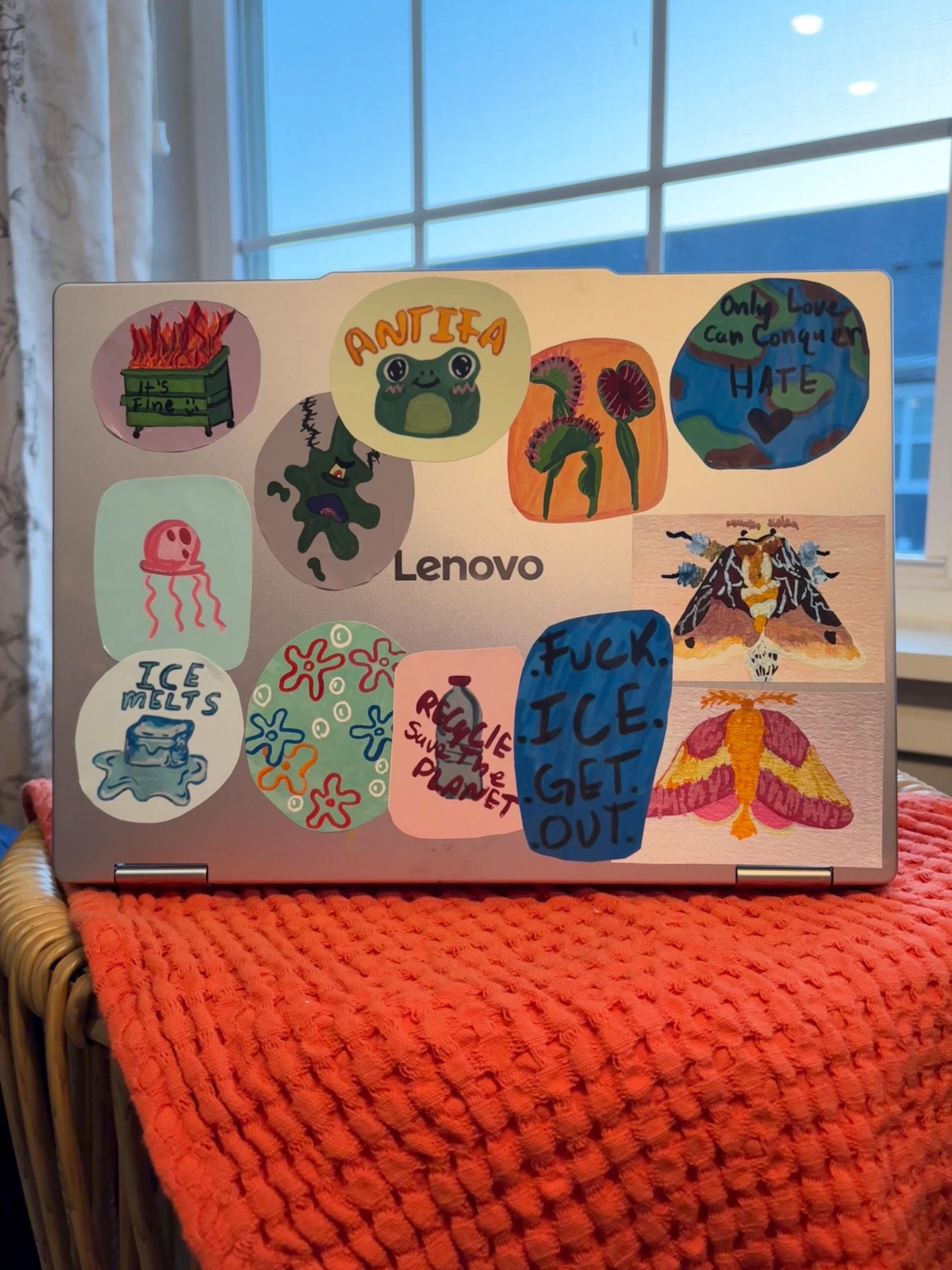 Bikini Bottom Flowers Stickers | Spongebob | Handmade - Etsy