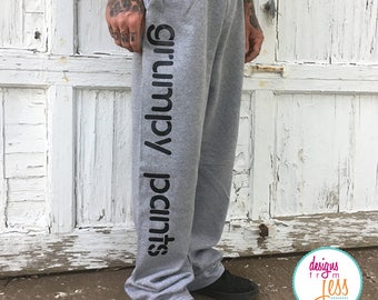 grumpy pants sweatpants