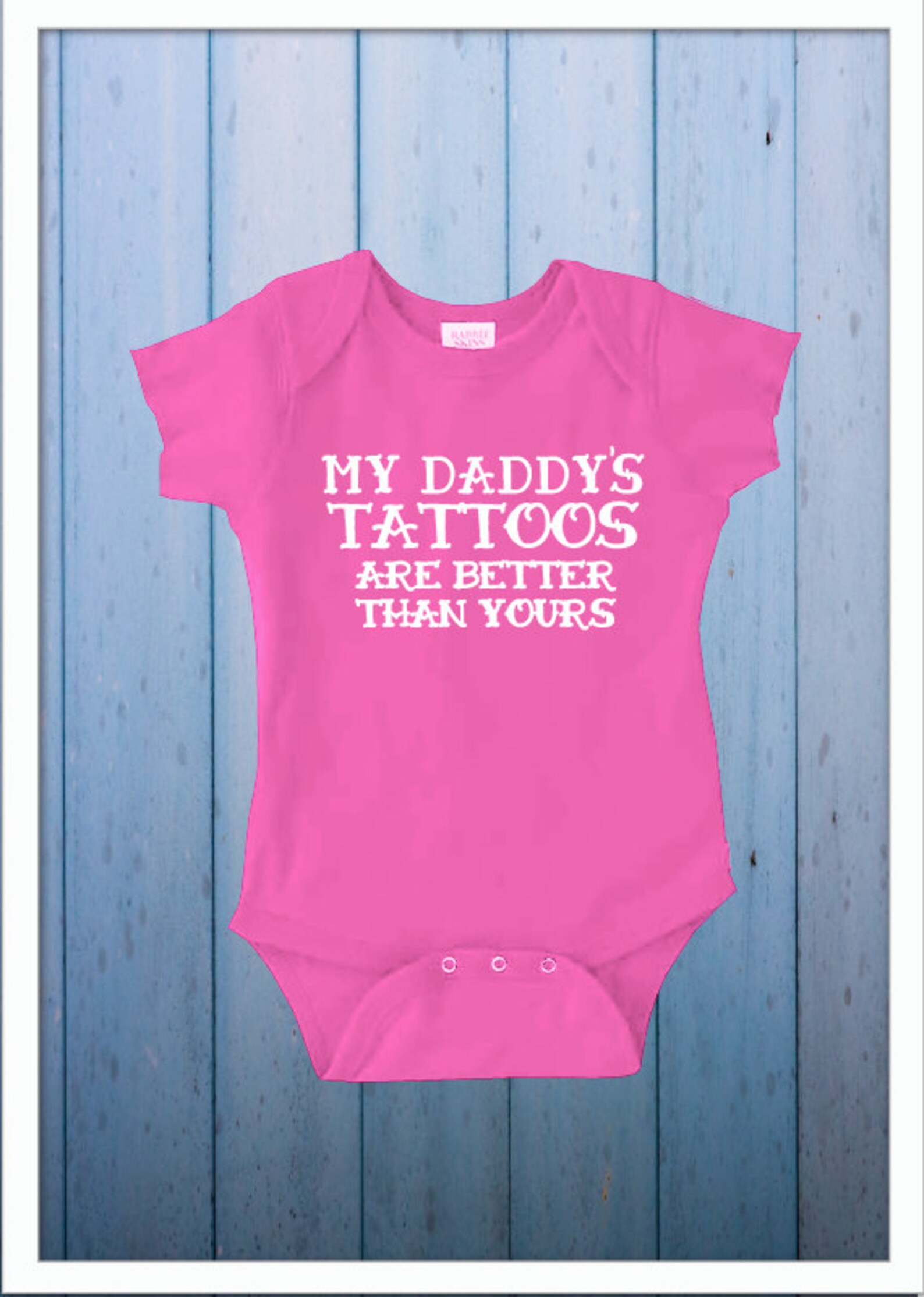 SIX BUNNIES BABY ROMPER DADDY'S TATTOOS main image 1