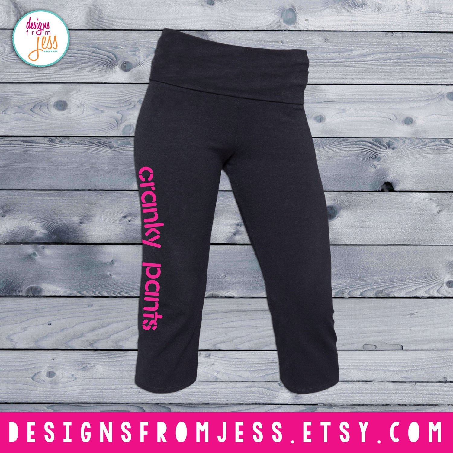 Cranky Pants Capris Foldover Waist 