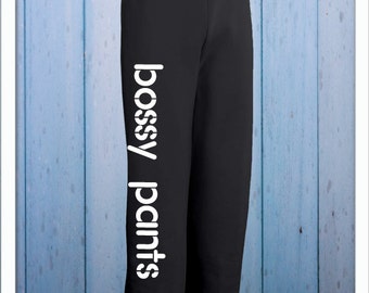 Bossy Pants Sweatpants: Unisex Lounge Pants - Big & Comfy