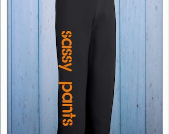 Sassy Pants Sweats: Unisex Boyfriend Style Lounge Pants