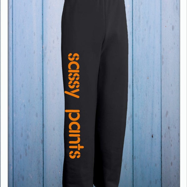 Sassy Pants Sweats - Estilo grande y cómodo - Boyfriend Style Unisex Sweatpants - Sassy Pants Lounge Pants - Pantalones de pijama - Warm acogedor sweats