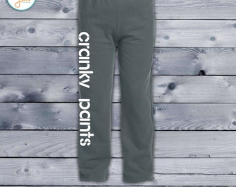 Cranky Pants Sweats Youth - Youth Sweatpants - Custom Design Youth Sweatpants - Grumpy Pants Youth Sweats - Youth pajama pants - Sassy Pants