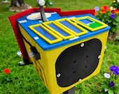 Toon Style Bird House, 3D Printed Whimsical Birdhouse, Custom Two-Color Outdoor Garden Decor, Bird Lover Gift — photo 6 of 8