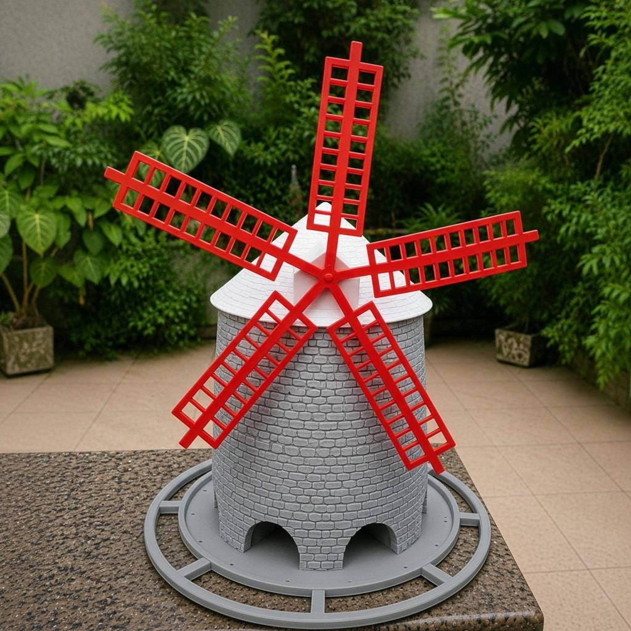 Windmill Bird Feeder, Dutch Style Hanging with 5-Sail Design — photo 1 of 16