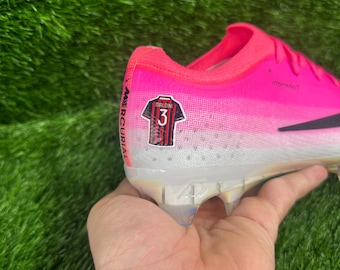 Custom Football Jersey Sticker – Any Player Shirt for Soccer Cleats | Personalized Soccer Boot Decal | Mini Football Shirt Sticker