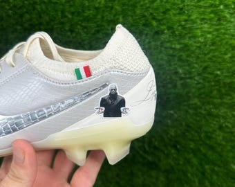 Custom Football Player Sticker for Boots | Personalized Soccer Decal | Any Player, Any Design | UV DTF Waterproof Sticker